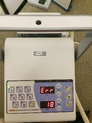 Ошибка в работе рентгенаппарата Поском PXP-60HF.