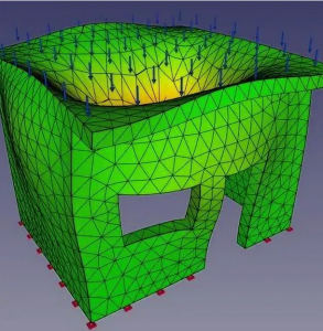 Компьютерное моделирование нагрузки на голень методом конечных элементов
