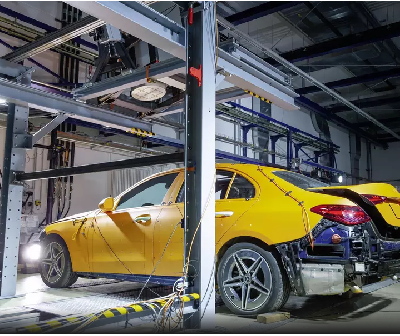Mercedes-Benz первым начал проводить рентгеновскую съемку краш-тестов Рентгеновская установка позволяет получить до 1000 снимков высокого разрешения в секунду Mercedes-Benz первым начал проводить рентгеновскую съемку краш-тестов Рентгеновская установка позволяет получить до 1000 снимков высокого разрешения в секунду