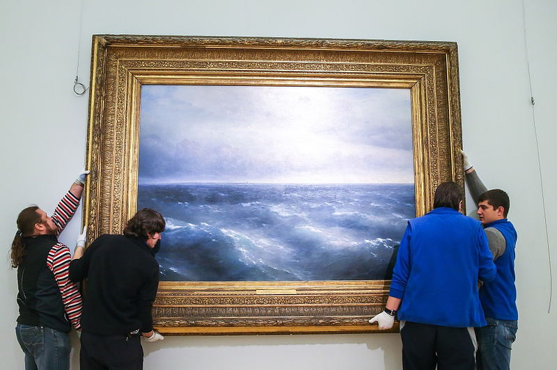 Картина Айвазовского "Черное море" Картина Айвазовского "Черное море"